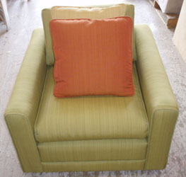 After: Square Sitting Chair with Pillows