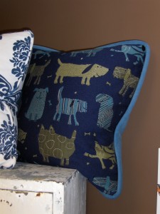 These pillows make dog-on great statement without costing a lot!